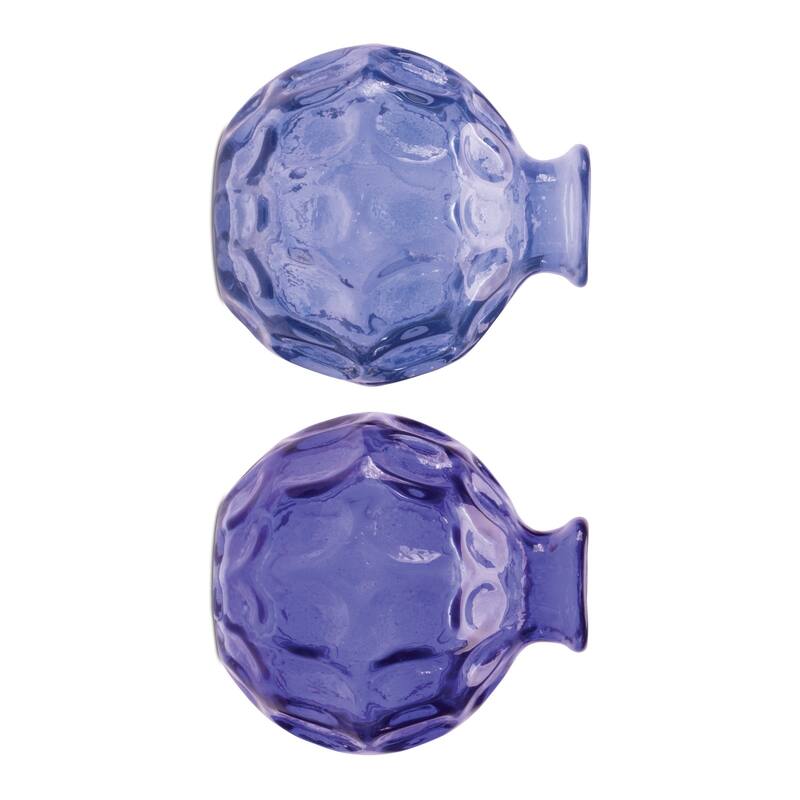 Bubble Glass Bud Vase - 4.25" - Set of 2