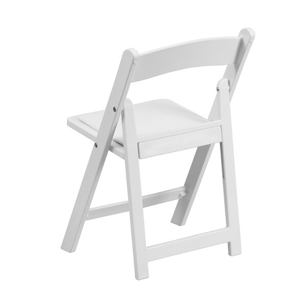 kids white folding chairs