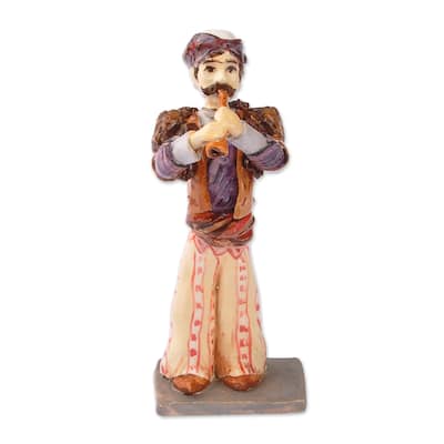 Novica Handmade The Man From Sasun Ceramic Figurine