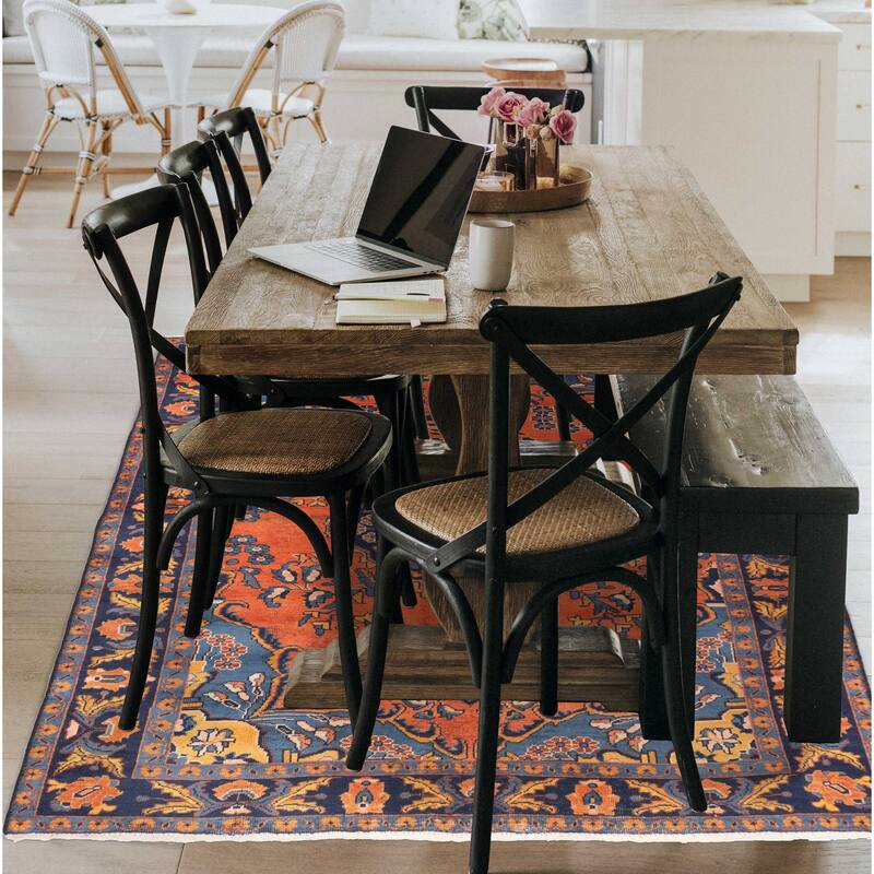 ECARPETGALLERY Hand-knotted Andelz Copper Wool Rug - 5'0 x 7'3