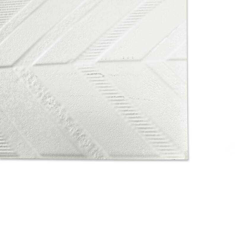 Merola Tile Lumiere Lelue Blanco 11-3/4" x 35-3/8" Ceramic Wall Tile