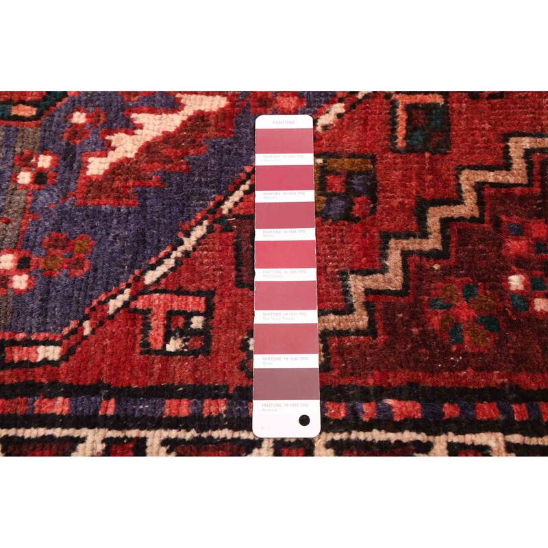 ECARPETGALLERY Hand-knotted Konya Anatolian Dark Red Wool Rug - 2'10 x 9'11