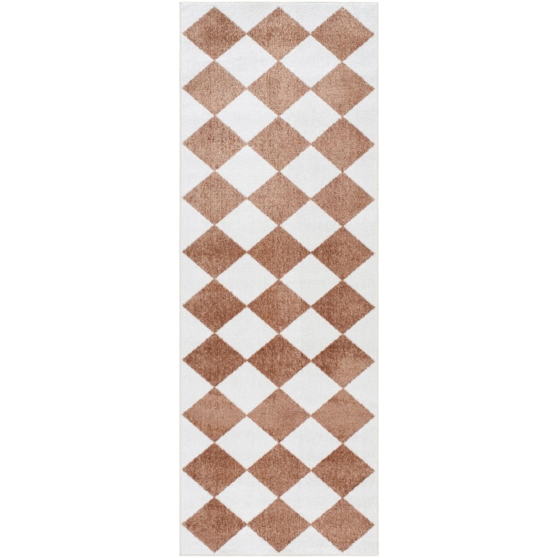 Livabliss Lillian Modern & Contemporary Checkered Indoor/Outdoor Area Rug