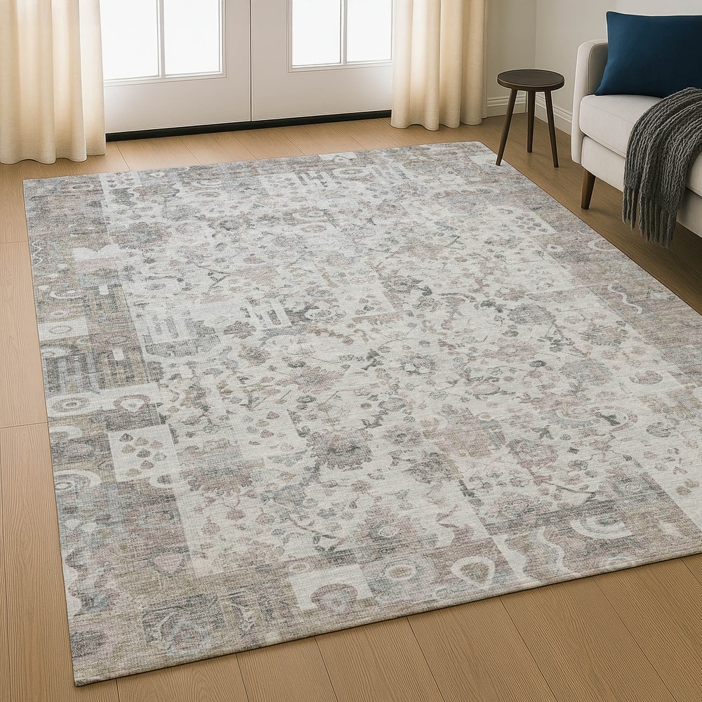 Premium Washable Super Soft Traditional Global Mayfield Rug