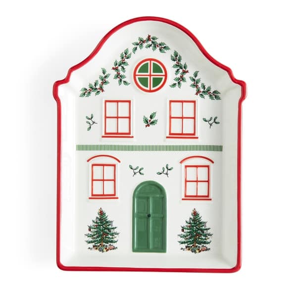 slide 2 of 16, Spode Christmas Village Tidbit