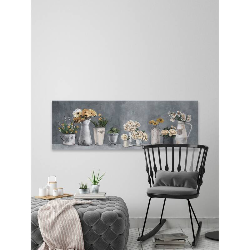 'Unconventional Pots' Painting Print on Wrapped Canvas