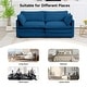 preview thumbnail 120 of 150, Corduroy Sectional Sofa with Removable Ottomans & Ultra-soft Cushions for Living Room & Bedroom