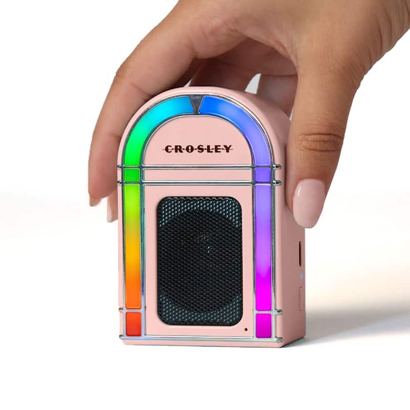 Crosley Mini Jukebox Portable Bluetooth Speaker In Aqua Blue
