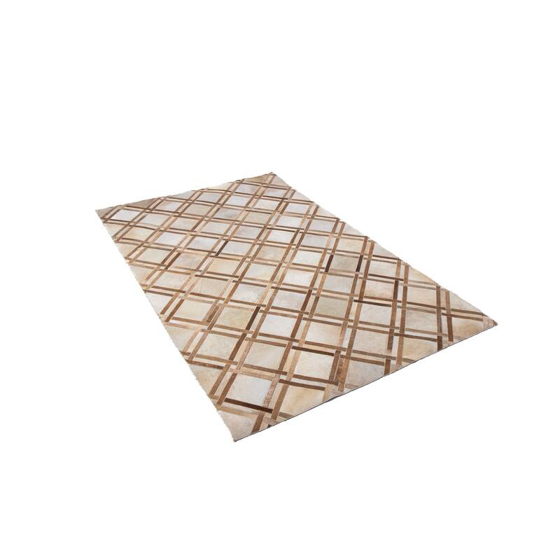 Bashian Talon Camel Contemporary Area Rug