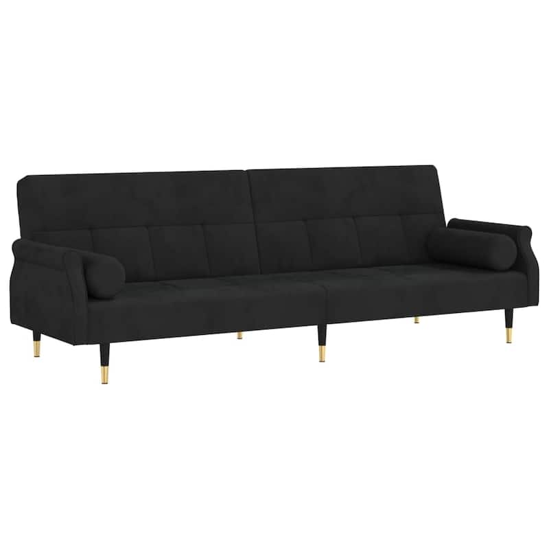 vidaXL Sofa Bed Loveseat Convertible Sofa Bed with Cushions for Studio Velvet - 85" x 35" x 27.6"