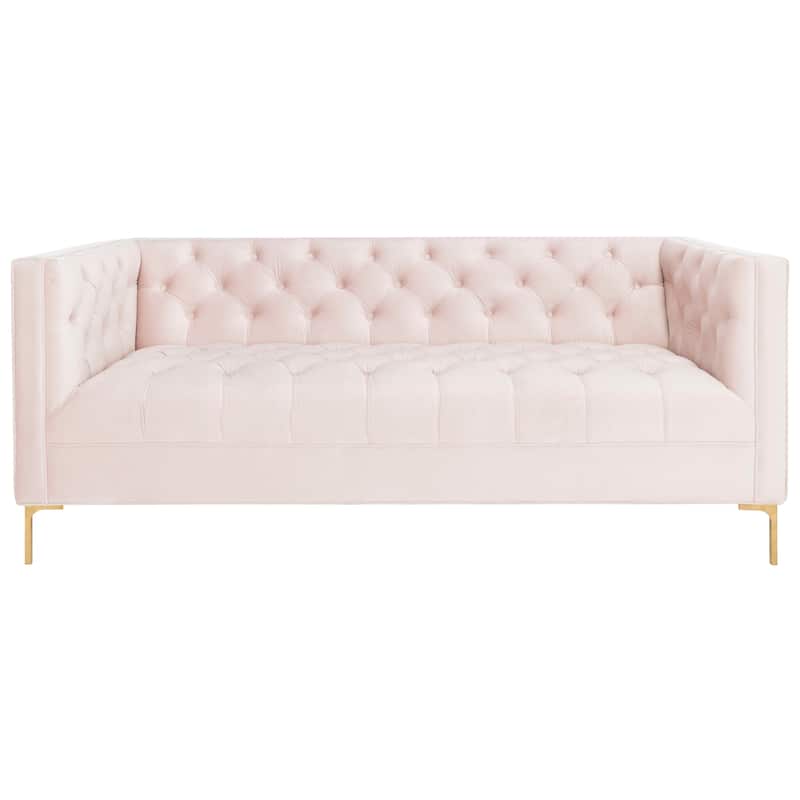 SAFAVIEH Home Vydia Tufted Sofa - 71"W x 35"D x 29"H