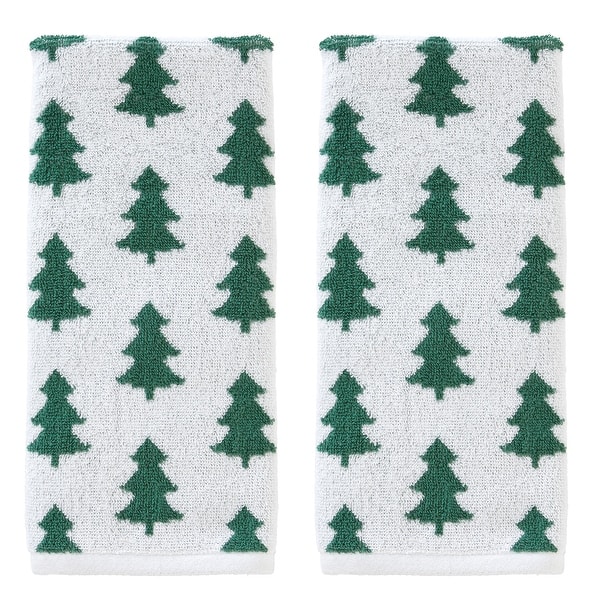 slide 2 of 4, SKL Home Holiday Trees Hand Towel (2-Pack)