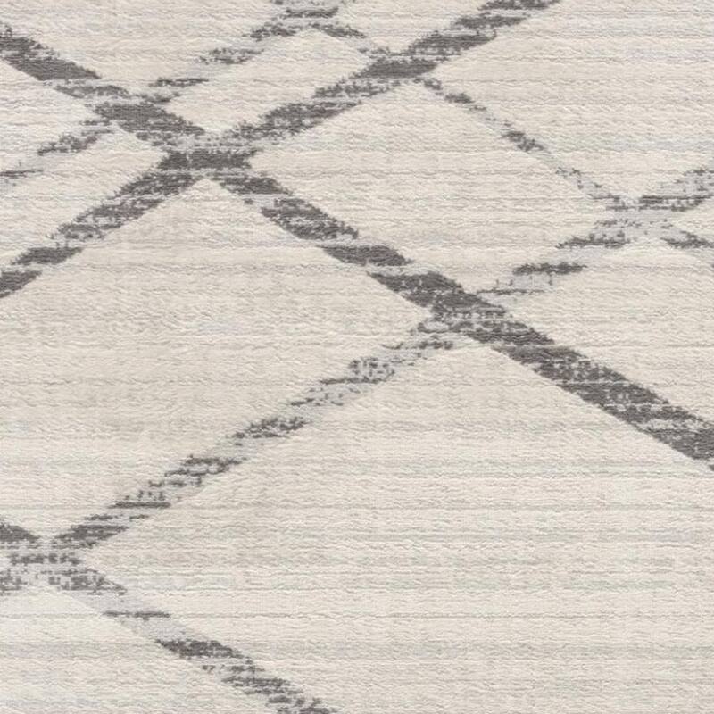 HomeRoots Abstract Modern Rectangle Area Rug - 60.00 in. x 27.00 in. x 0.40 in.
