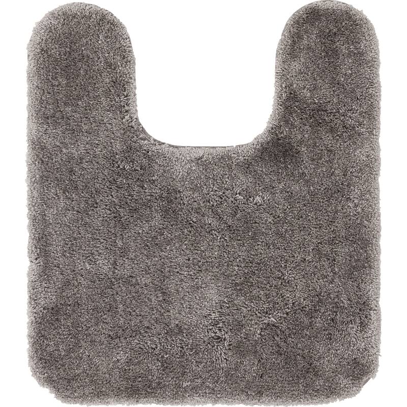 Mohawk Home Machine Washable Big One Bath Mat - 1'8" x 2' Contour - Grey Flannel