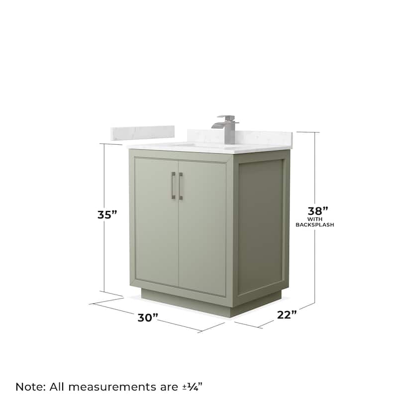 Wyndham Collection WCF1111-30S-VCA-MXX Icon 30" Free Standing Single