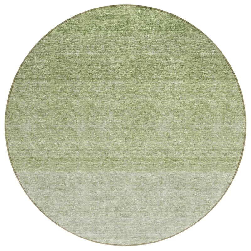 Machine Washable Indoor/ Outdoor Chantille Ombre Solid Rug
