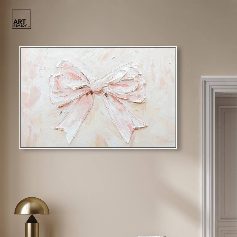 Relief Ribbons Canvas by Art Remedy