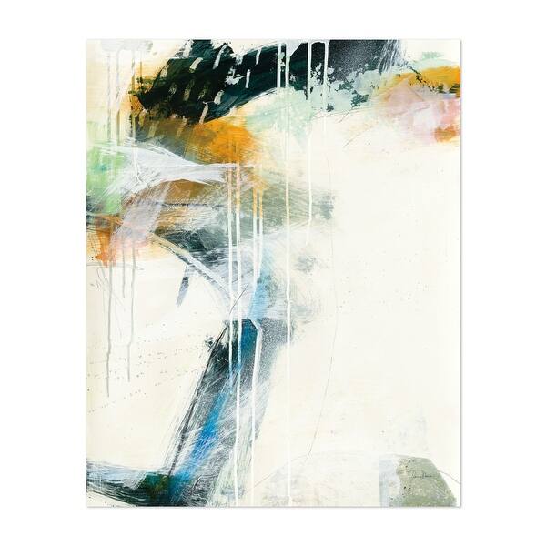 Abstract Brush Strokes Minimal Painting Unframed Wall Art Print Poster Overstock 31236521