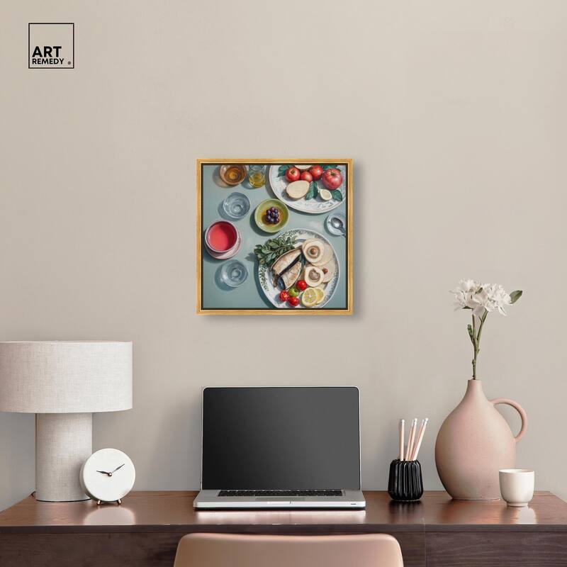 Sea Feast Canvas by Art Remedy
