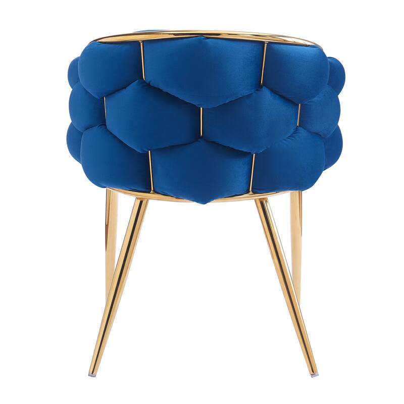Handmade Accent Chair Balcony Chair Velvet Armchair Dining Chair