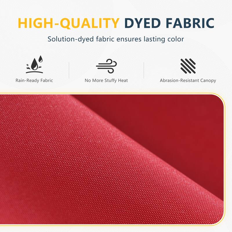 Outdoor 10FT LED lighted Patio Offset umbrella for Garden