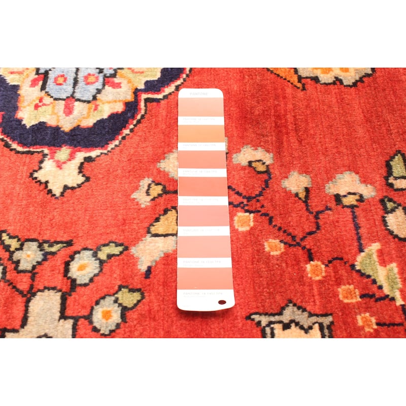 ECARPETGALLERY Hand-knotted Andelz Red Wool Rug - 3'9 x 10'8