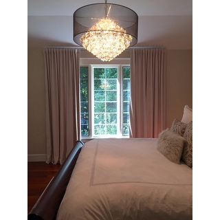 Exclusive Fabrics Linen Open Weave Cream Sheer Curtain