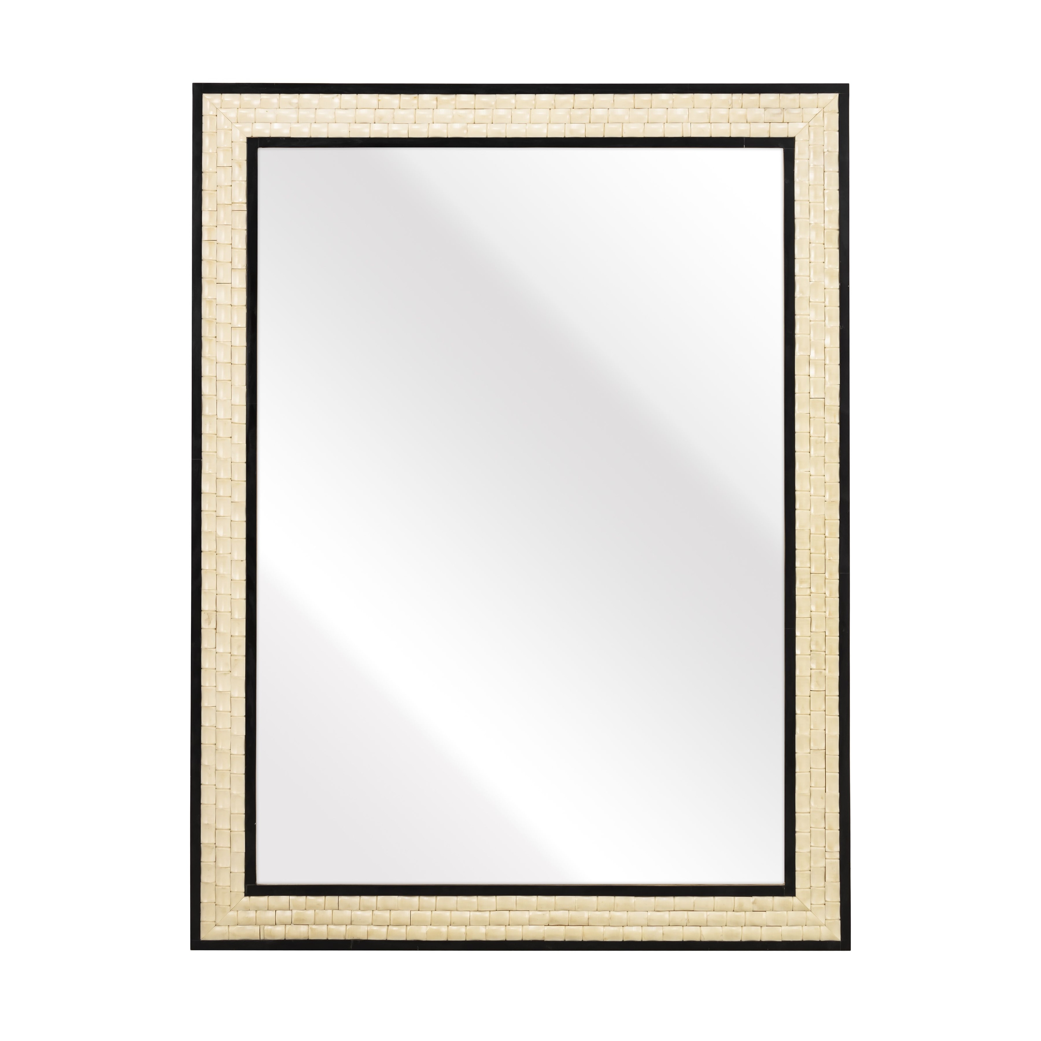 Atlas Sana Rectangular Tiled Mirror - 40 inch High