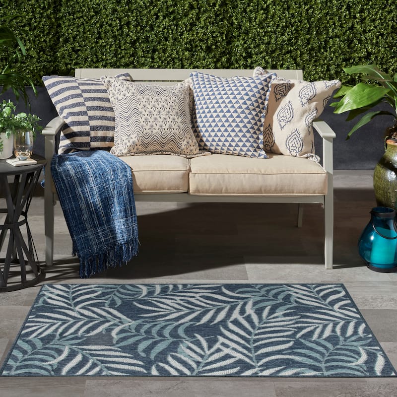 Nourison Garden Oasis Indoor/Outdoor Nature Area Rug