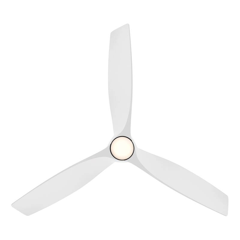 Zephyr 72" 3-Blade Indoor/Outdoor Smart Fan in Graphite Weathered Wood w/ Selectable LED (2700K-5000K) & Remote