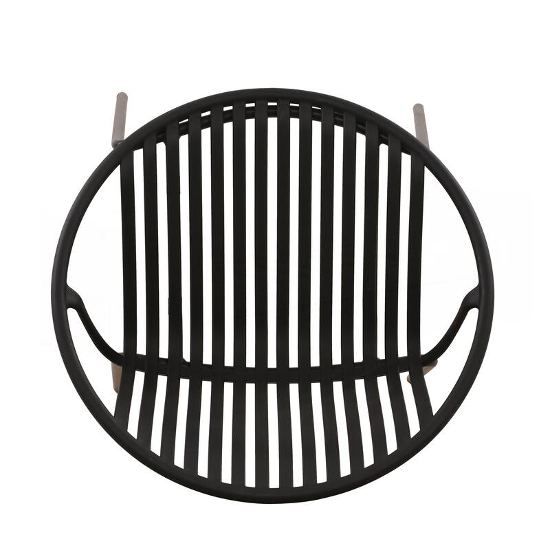 7 Pieces Outdoor Modern Metal and Polypropylene Dining Set