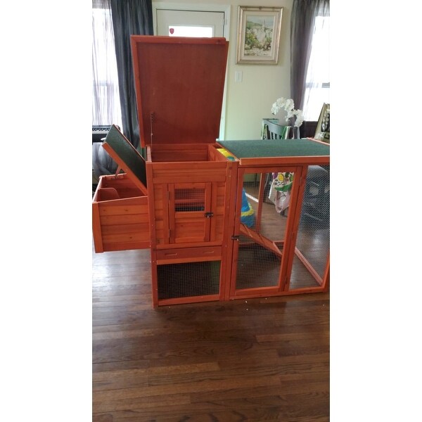 Trixie Chicken Coop With Outdoor Run Brown