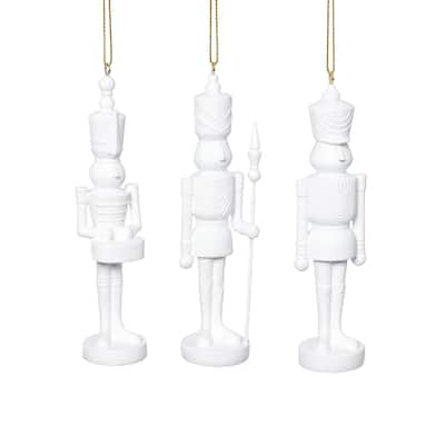 Patrice Soldier Holiday Ornaments, 6 Hanging Pieces (2 Sets of 3 Assorted)