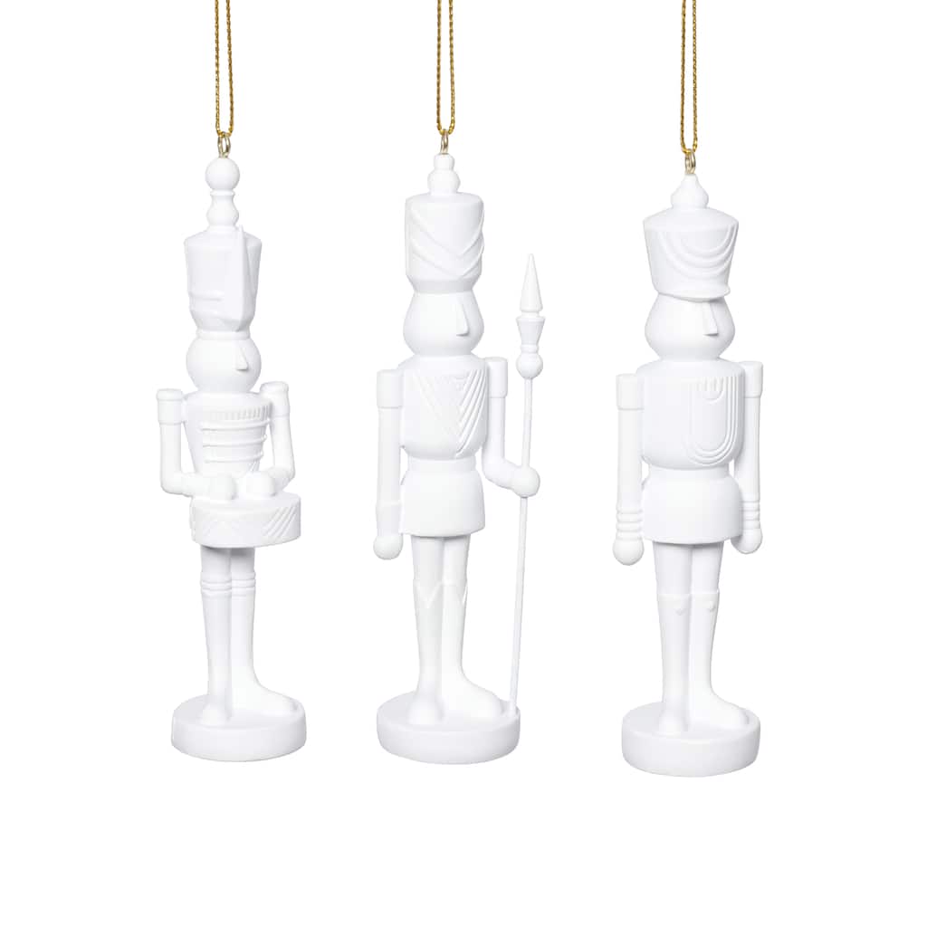 Patrice Soldier Holiday Ornaments, 6 Hanging Pieces (2 Sets of 3 Assorted)