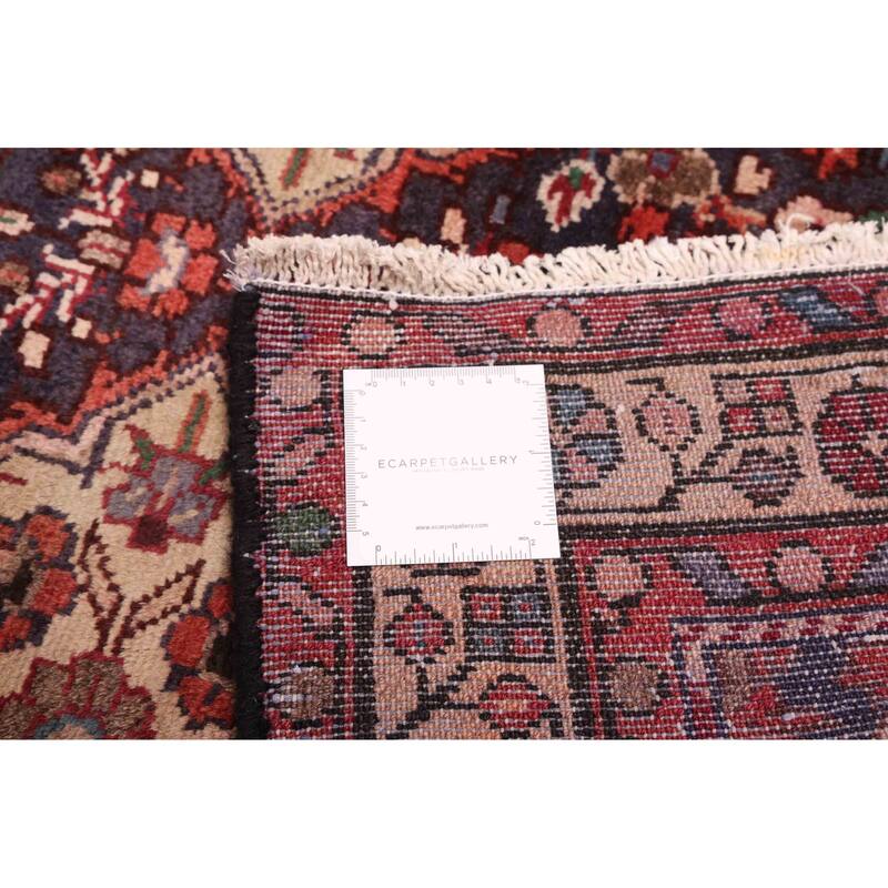 ECARPETGALLERY Hand-knotted Andelz Dark Navy Wool Rug - 3'2 x 9'8