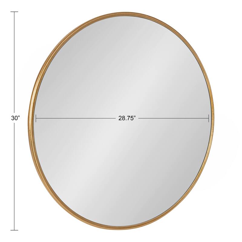 Kate and Laurel Caskill Round Framed Wall Mirror