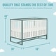 preview thumbnail 3 of 3, Dream On Me Arlo 5-In-1 Convertible crib - White