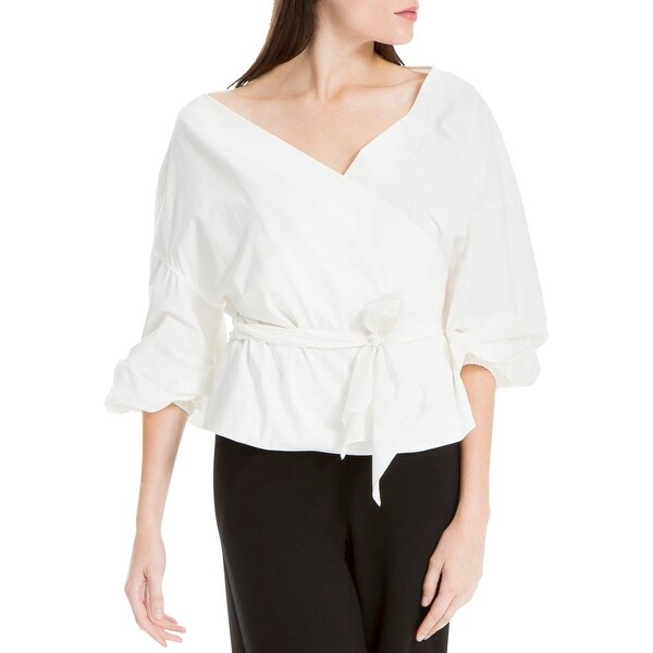 max studio wrap top
