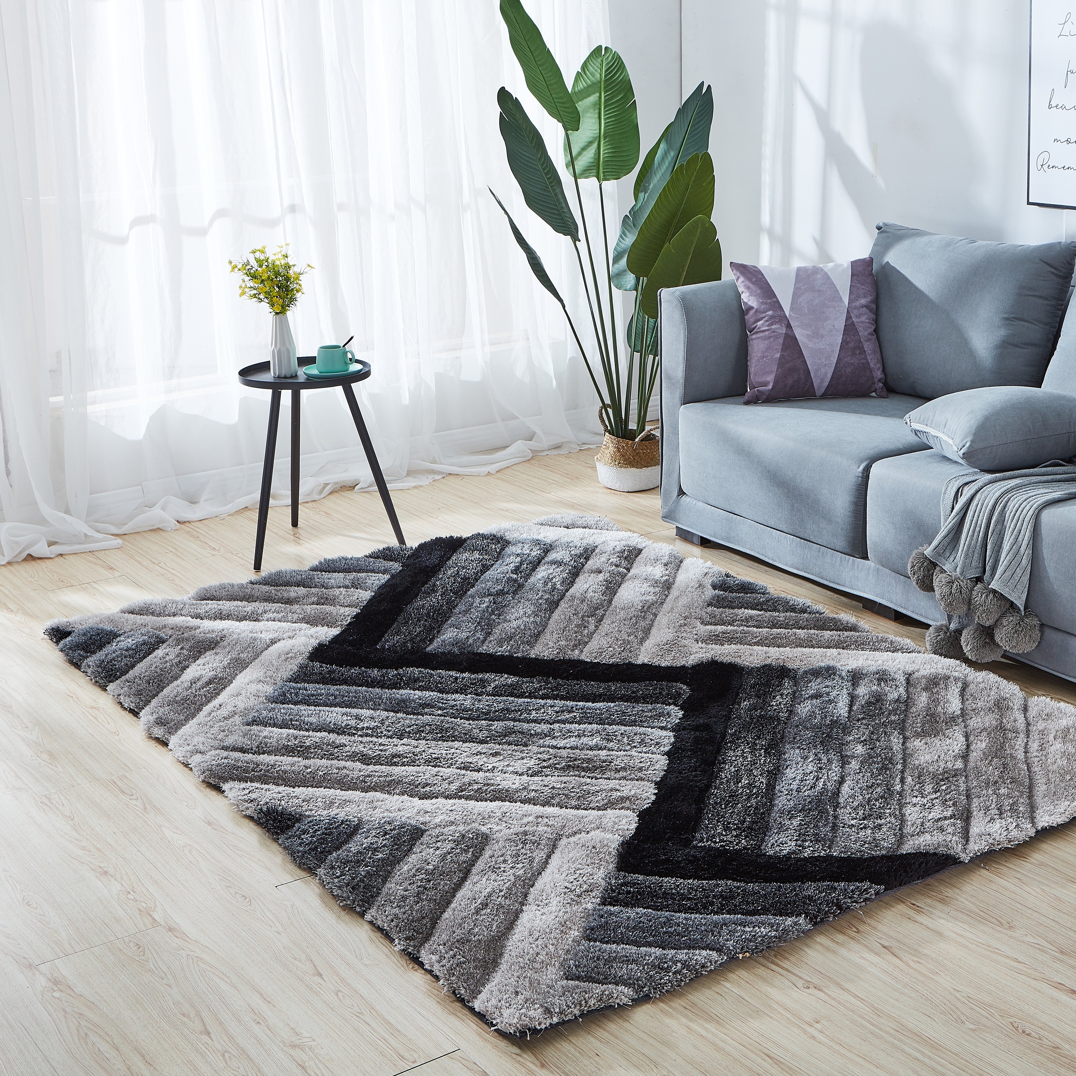 MDA Rugs Mateos Shag Collection Area Rug