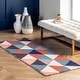 preview thumbnail 36 of 42, Nuloom Bianca Triangles Area Rug 2' x 6' - Multi - Runner