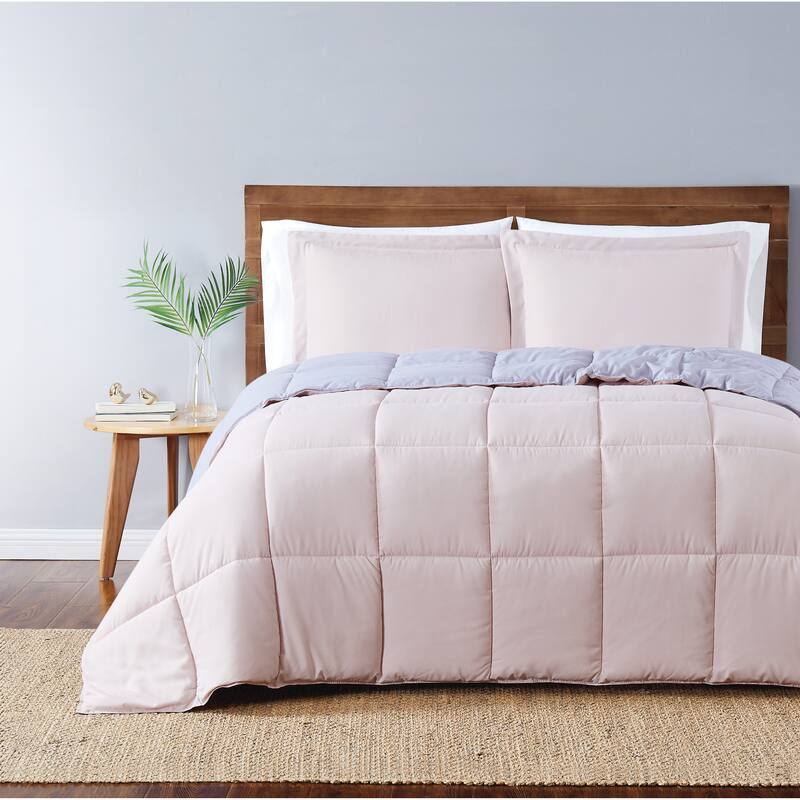 Truly Soft Everyday Reversible Down Alternative 3-Piece Comforter Set