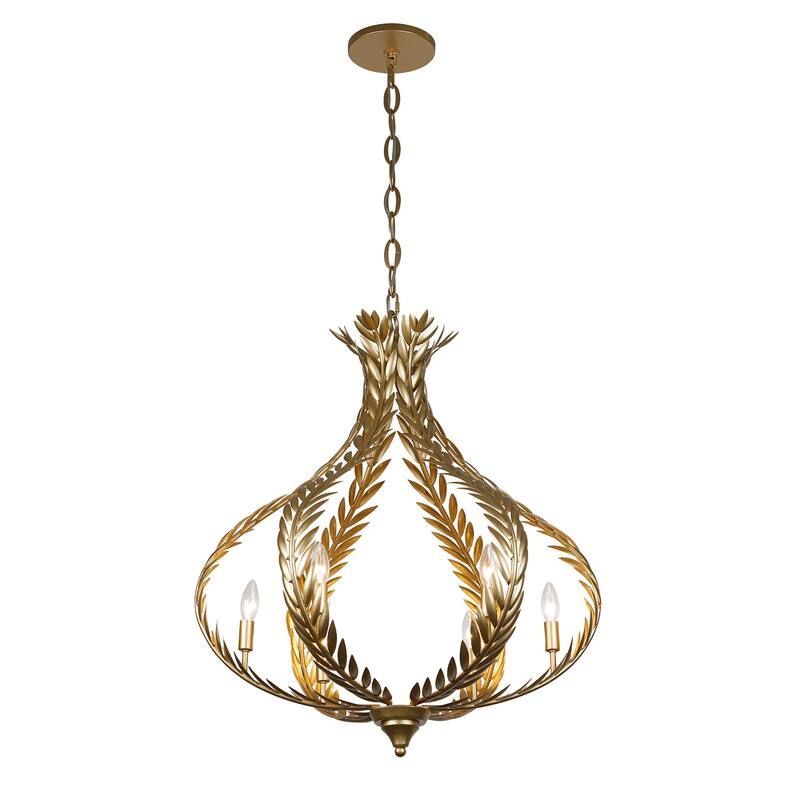 Savoy House 1-4000-6 Atlas 6 Light 29" Wide Taper Candle Abstract