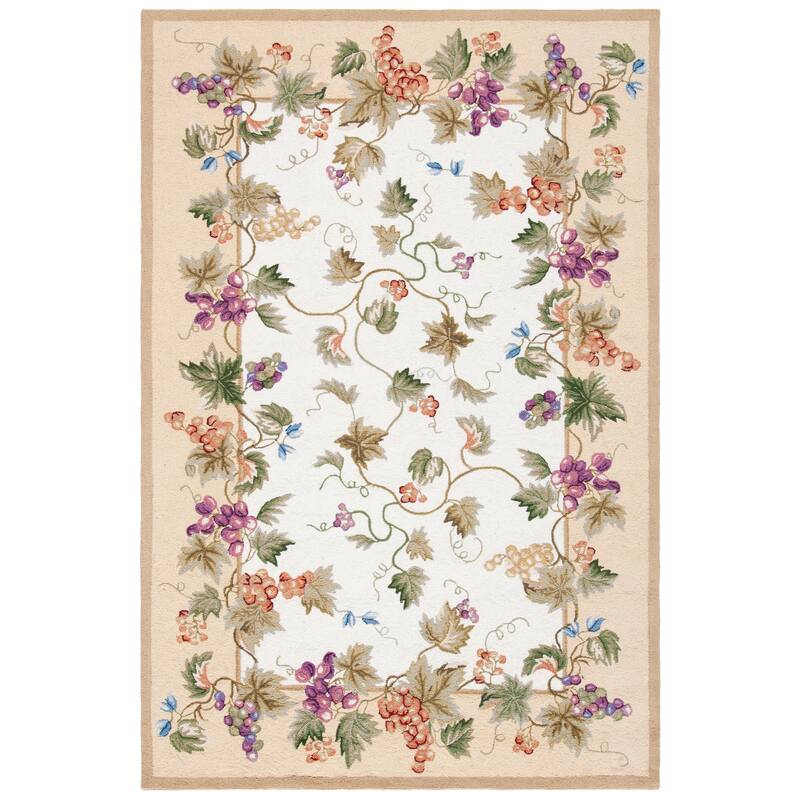 SAFAVIEH Handmade Chelsea Heena French Country Wool Rug