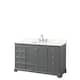Option Dark Gray, Chrome Trim, Giotto Quartz Top