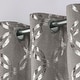 preview thumbnail 2 of 33, Exclusive Home Modo Metallic Geometric Grommet Top Curtain Panel Pair