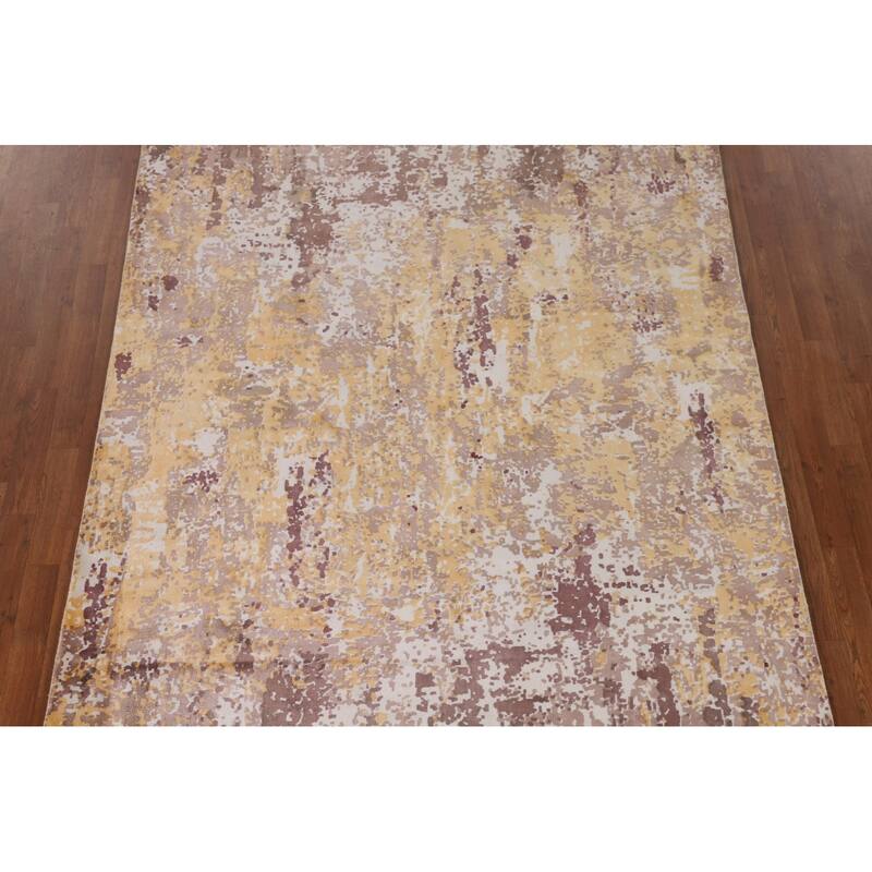 Abstract / Modern Area Rug Handmade Contemporary Wool Carpet - 5'11"x 8'11"