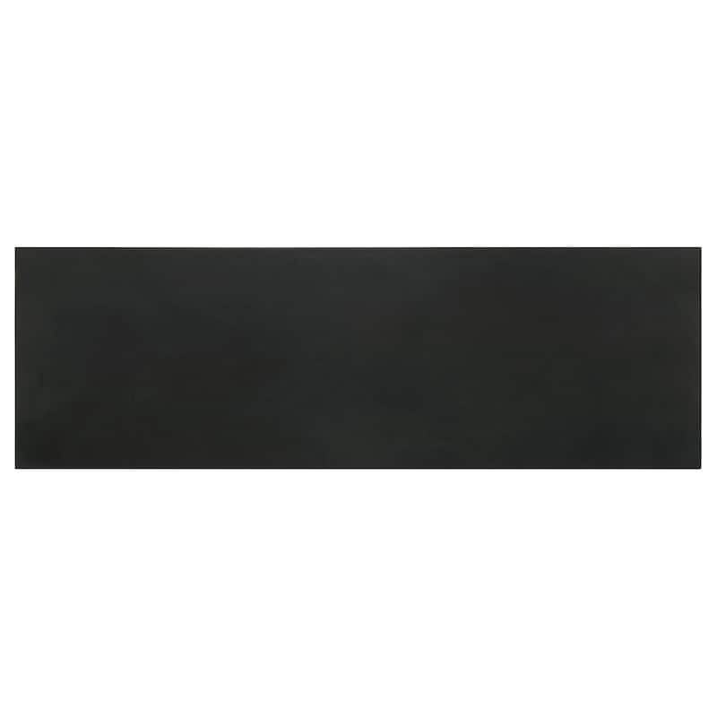 Riddell Wood Reeding Accent Cabinet Matte Black