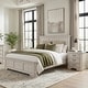 preview thumbnail 43 of 48, Roundhill Furniture Maderne 3-Piece Wood Bedroom Set, Panel Bed and Two Nightstands