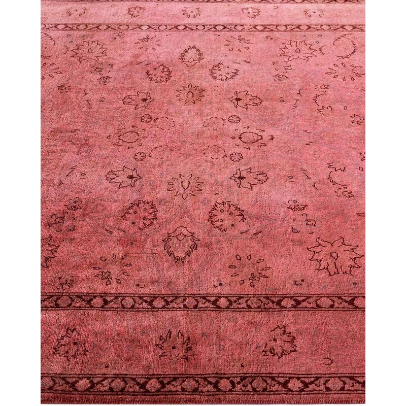 Fine Vibrance One-of-a-Kind Hand-Knotted Area Rug - Pink, 4' 2" x 6' 5" - 4' 2" x 6' 5"