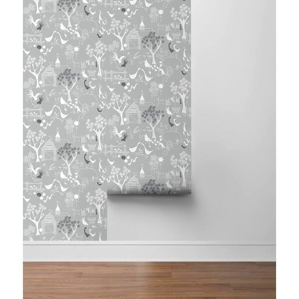 Shop Nextwall Rise And Shine Scandinavian Peel And Stick Wallpaper